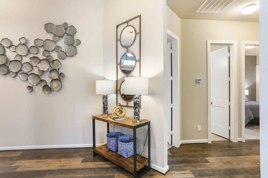 Furnished interior view inside a new home in Sienna, Missouri City (Image 18). Furnished interior view inside a new home in Sienna, Missouri City (Image 18).