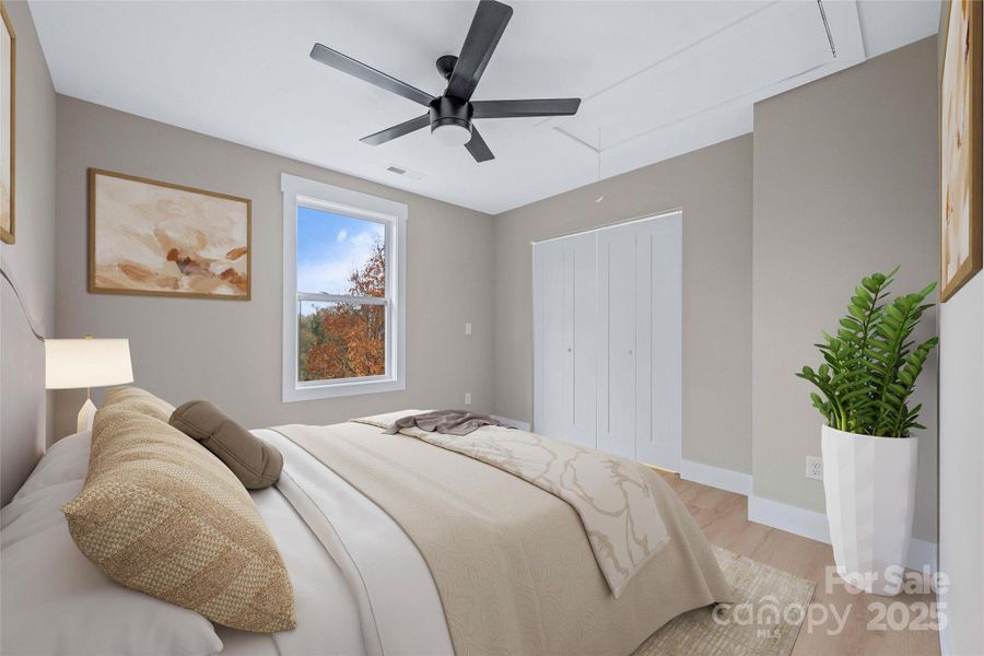 Furnished interior view inside a new home in , Asheville (Image 11).