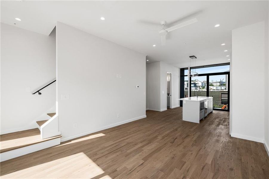 Spacious, unfurnished interior of a new home in Ten 5 Summerhill, Atlanta (Image 21). Spacious, unfurnished interior of a new home in Ten 5 Summerhill, Atlanta (Image 21).