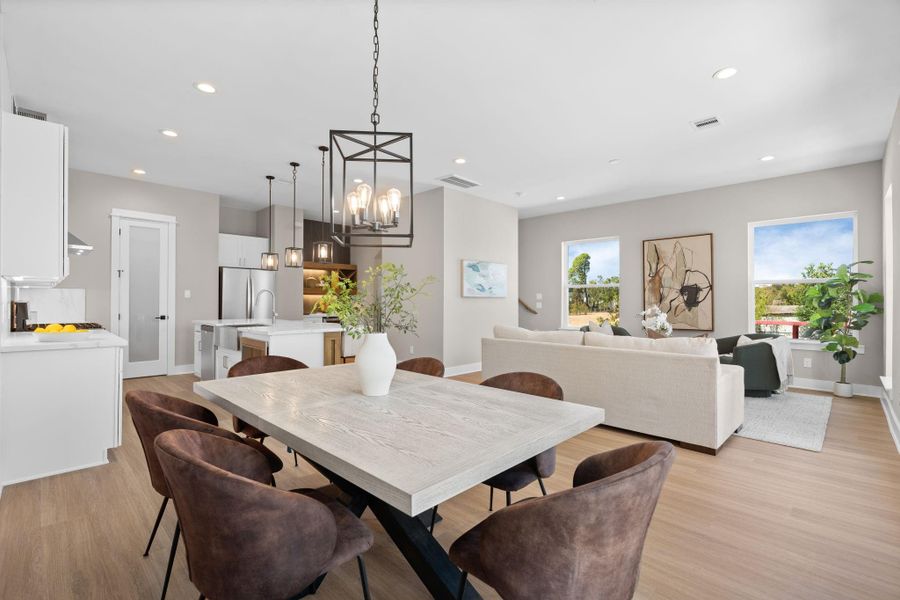 Furnished interior view inside a new home in , Houston (Image 4). Furnished interior view inside a new home in , Houston (Image 4).