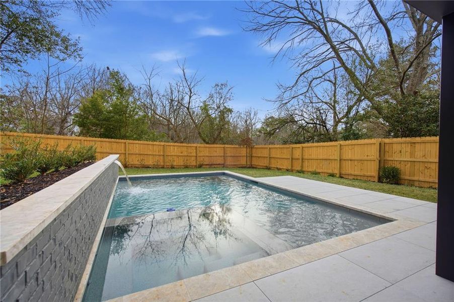 Exterior details and patio area of a home in , Atlanta (Image 35).