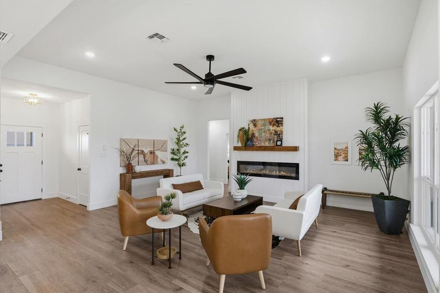 Furnished interior view inside a new home in , Wills Point (Image 28).