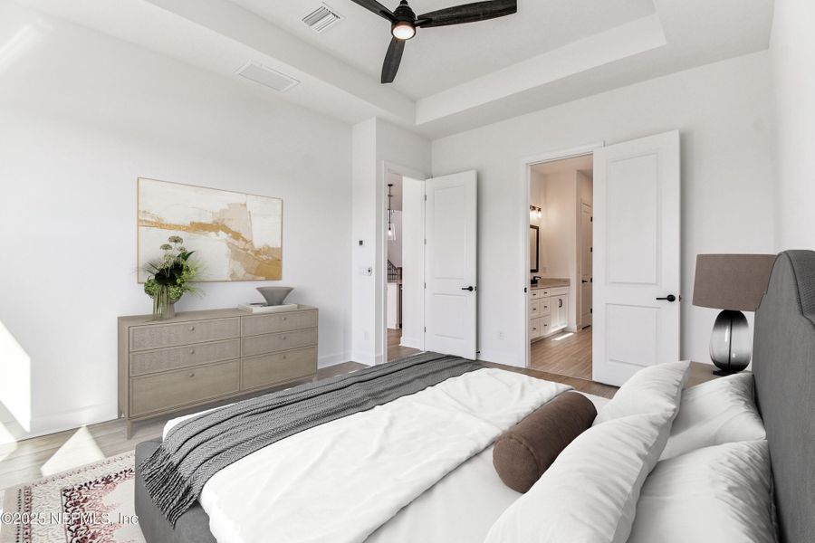 Furnished interior view inside a new home in Seven Pines 50' Front Entry, Jacksonville (Image 6).