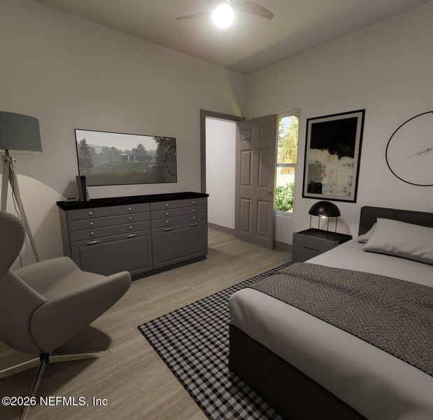 Furnished interior view inside a new home in , Jacksonville (Image 16).