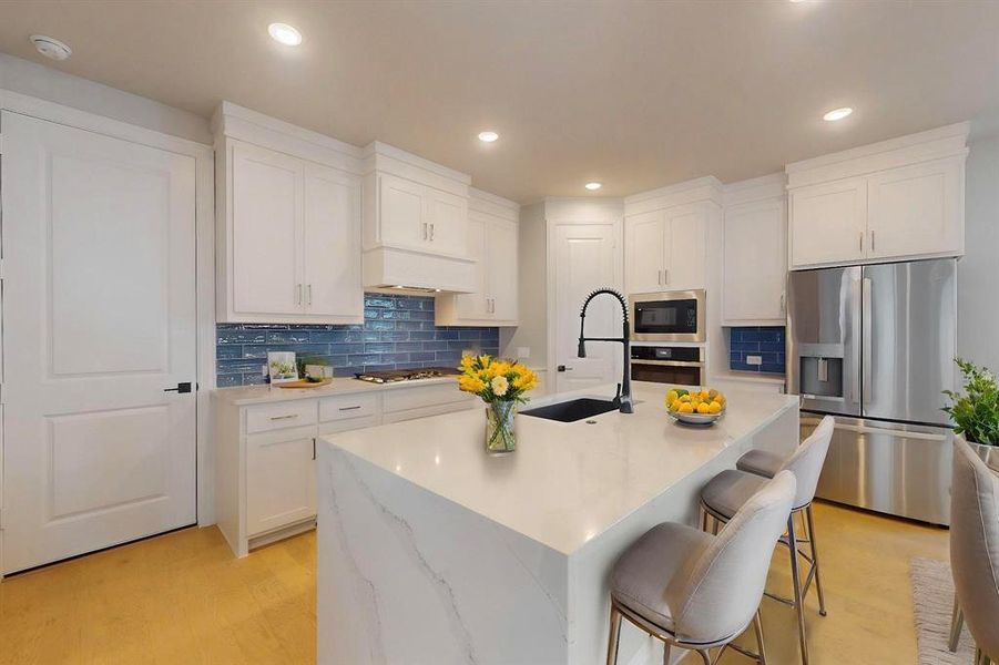 Furnished interior view inside a new home in , Rowlett (Image 7).