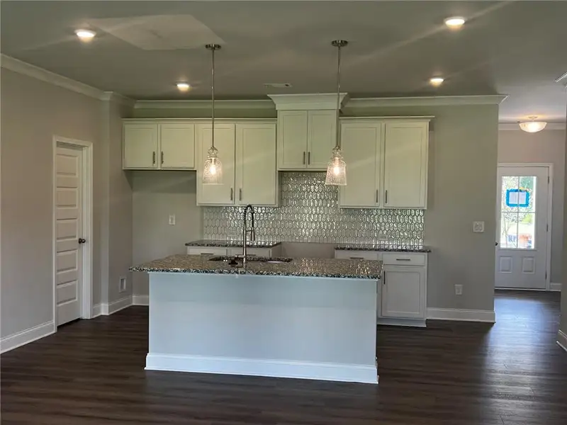 Furnished interior view inside a new home in Crofton Place Enclave, Snellville (Image 9). Furnished interior view inside a new home in Crofton Place Enclave, Snellville (Image 9).