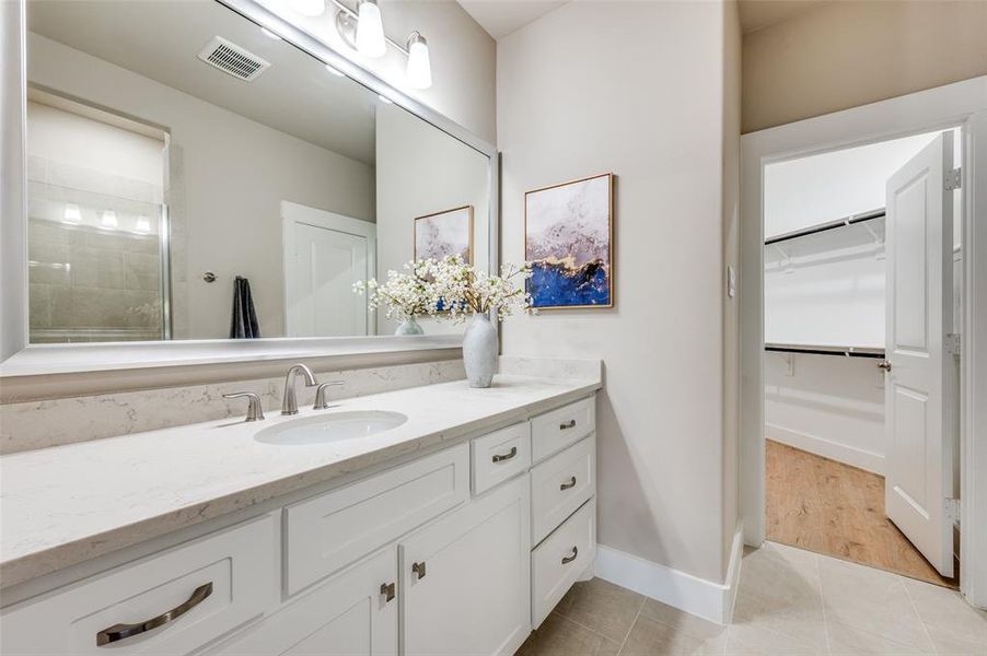 Furnished interior view inside a new home in Ladera Little Elm, Little Elm (Image 23). Furnished interior view inside a new home in Ladera Little Elm, Little Elm (Image 23).