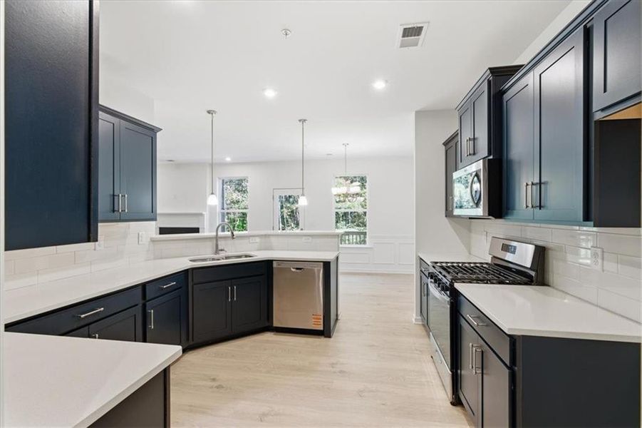 Furnished interior view inside a new home in Park View Reserve, Mableton (Image 16).