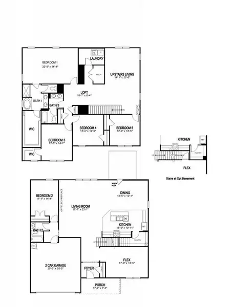 2D floor plan layout of this home in , South Fulton, GA (Image 2). 2D floor plan layout of this home in , South Fulton, GA (Image 2).