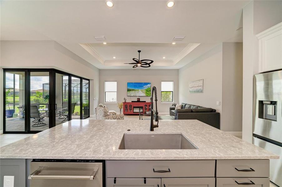 Furnished interior view inside a new home in , Nokomis (Image 40).