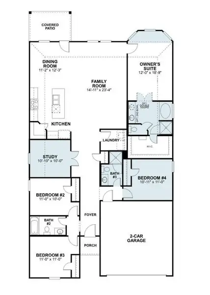2D floor plan layout of this home in Sorella, Tomball, TX (Image 5). 2D floor plan layout of this home in Sorella, Tomball, TX (Image 5).