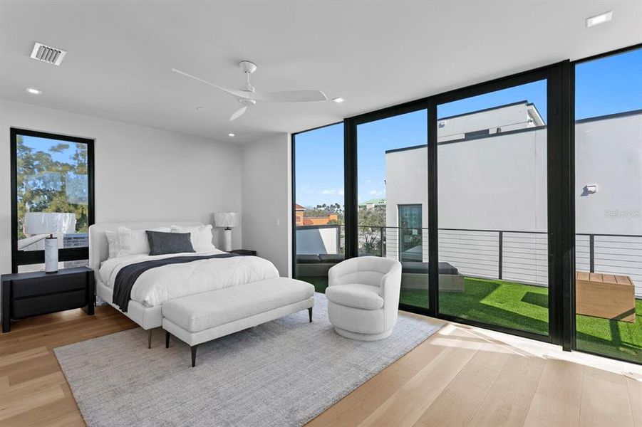 Furnished interior view inside a new home in , Indian Rocks Beach (Image 6). Furnished interior view inside a new home in , Indian Rocks Beach (Image 6).