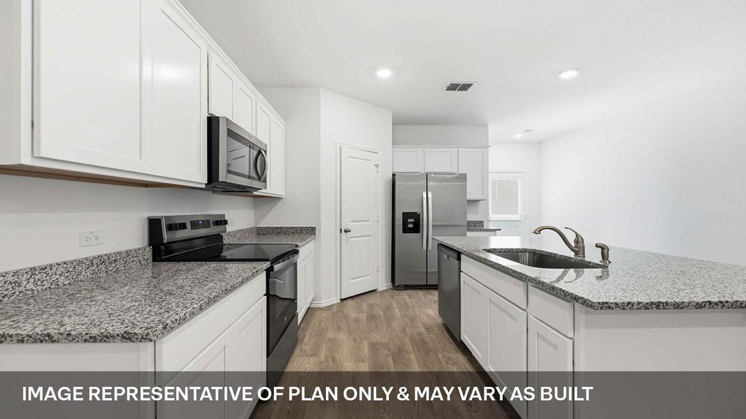 Furnished interior view inside a new home in Palomino, Manor (Image 5).