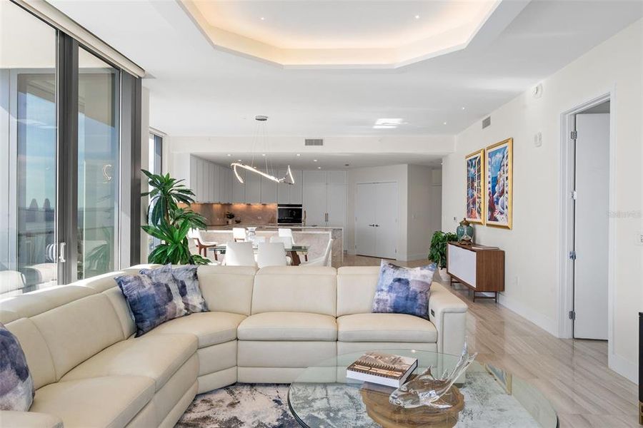 Furnished interior view inside a new home in , Tampa (Image 7).