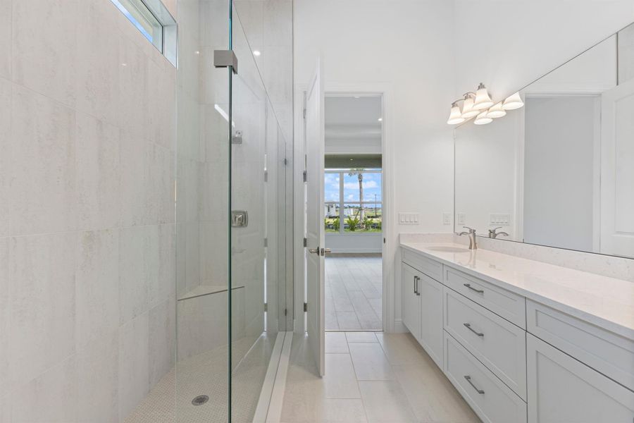 Furnished interior view inside a new home in PGA Village Verano, Port St. Lucie (Image 8).