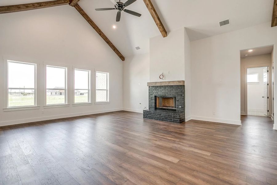 Representative unfurnished interior of a home built from the The Magnolia by Elmwood Custom Homes in Matthews Farm, Venus (Image 40). Representative unfurnished interior of a home built from the The Magnolia by Elmwood Custom Homes in Matthews Farm, Venus (Image 40).