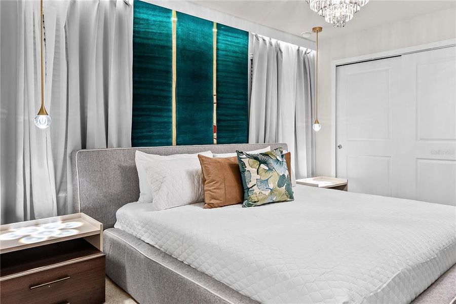 Furnished interior view inside a new home in , Clermont (Image 51). Furnished interior view inside a new home in , Clermont (Image 51).