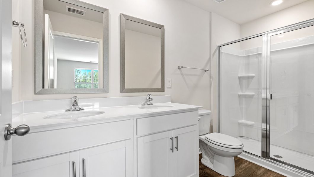 Furnished interior view inside a new home in Chestnut Ridge Townhomes, Greenville (Image 11).