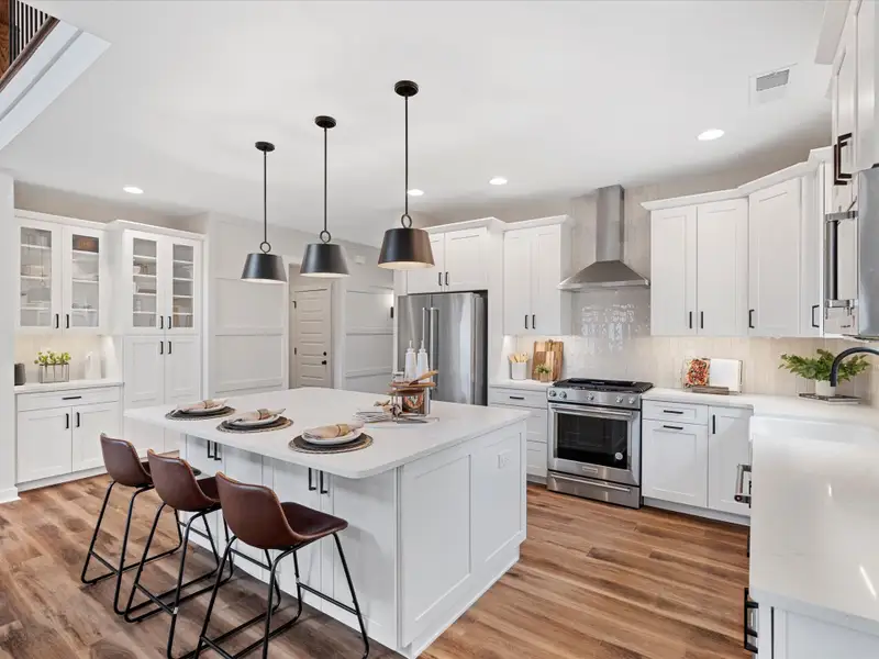 Representative furnished interior of a home built from the Savannah by Keystone Custom Homes in The Gables at Handsmill Waterfront, York (Image 5).