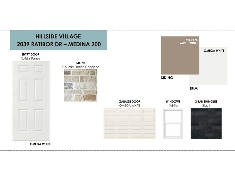 Sample of building materials used in homes in Hillside Village, Temple (Image 3). Sample of building materials used in homes in Hillside Village, Temple (Image 3).