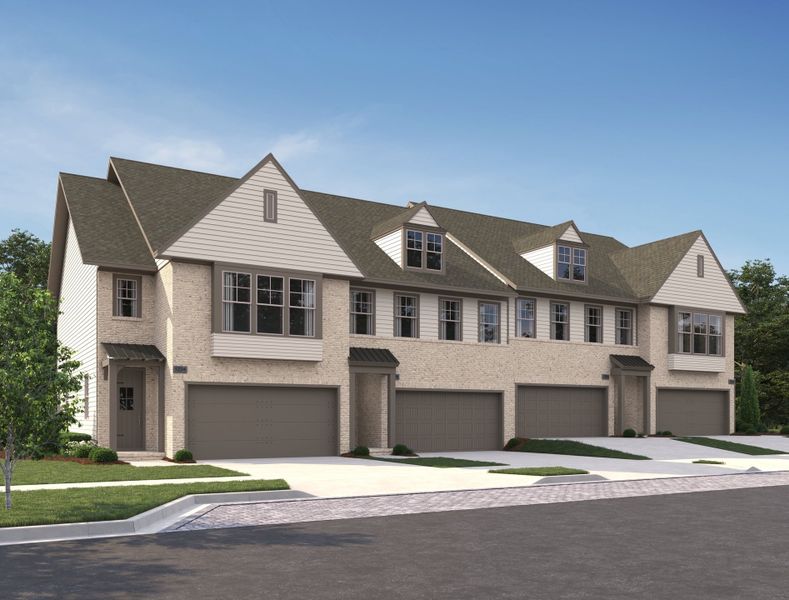 Rendering is for illustrative purposes. Actual exterior selections may vary by homesite.