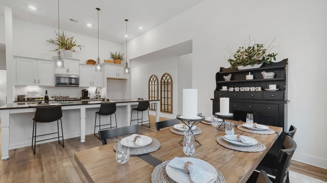 Breakfast Room of The Oakleigh Design by DRB Homes