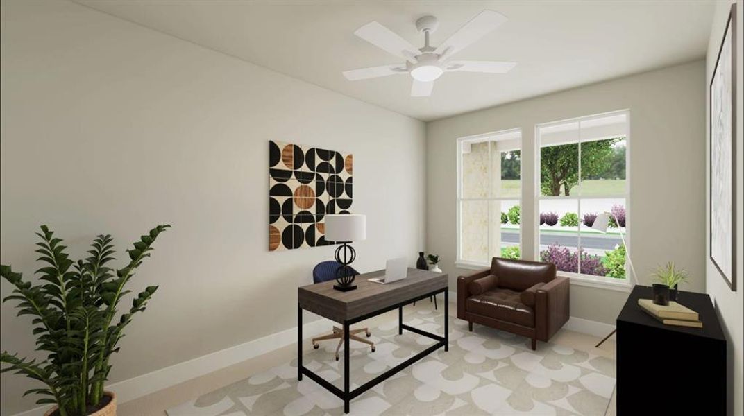 Furnished interior view inside a new home in Discovery Collection at Union Park, Little Elm (Image 8). Furnished interior view inside a new home in Discovery Collection at Union Park, Little Elm (Image 8).