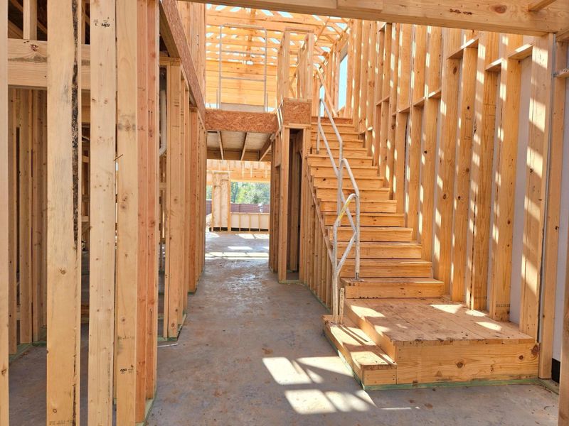 In-progress construction of a new home in Sienna 40', Missouri City, TX (Image 7).