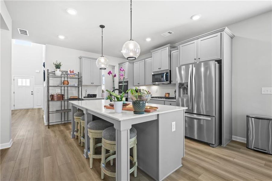 Furnished interior view inside a new home in , Atlanta (Image 11).