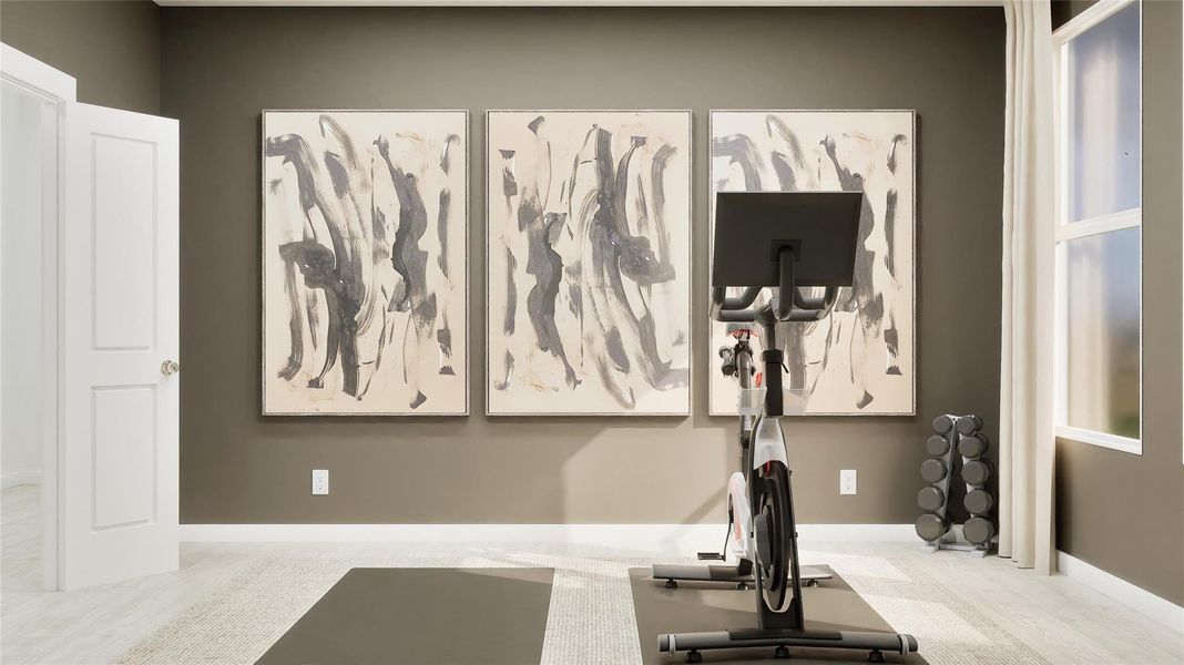 Furnished interior view inside a new home in Pleasant Hill, Bryan (Image 27).