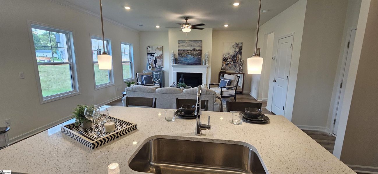 Furnished interior view inside a new home in Sedona, Greenville (Image 4).