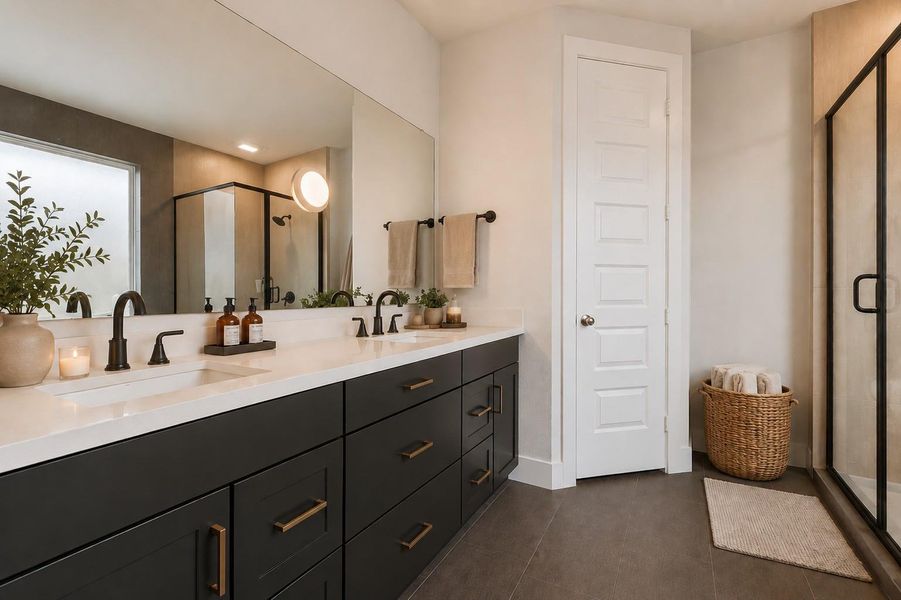 Furnished interior view inside a new home in , Richmond (Image 15).