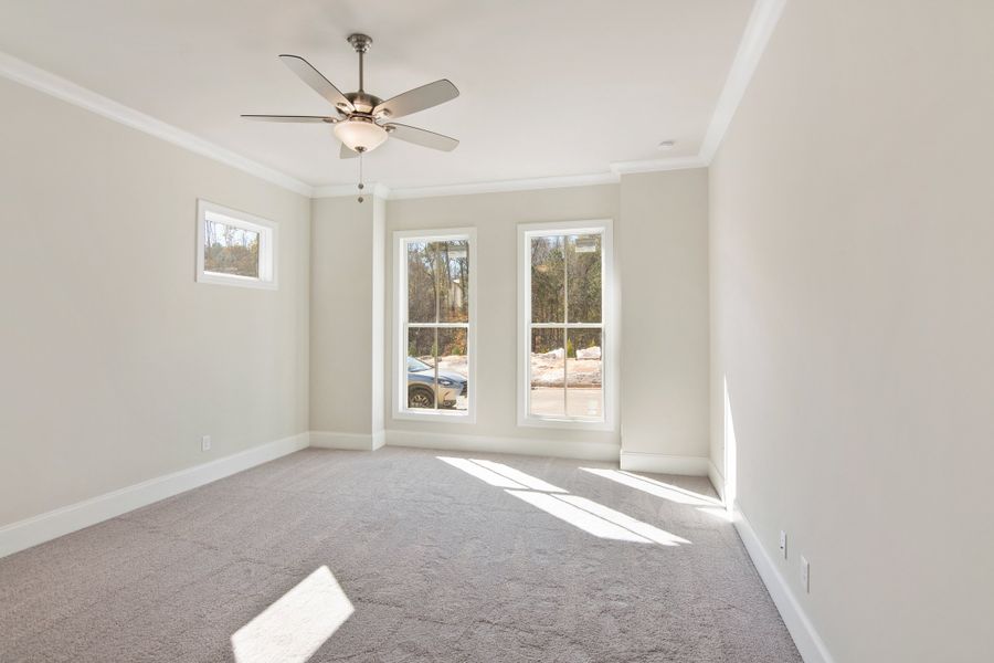 Representative unfurnished interior of a home built from the The Hillsdale by The Providence Group in Waterhaven, Cumming (Image 19).
