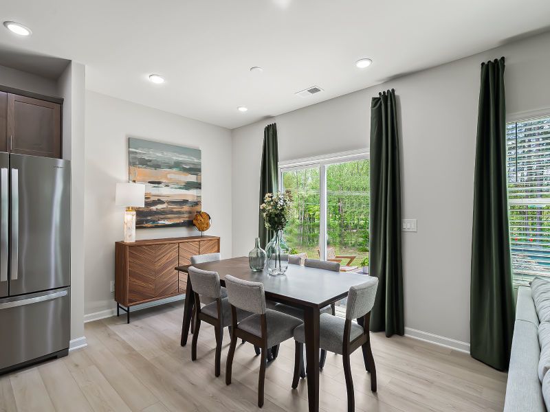 Furnished interior view inside a new home in Cadence Meadows, Zebulon (Image 13).