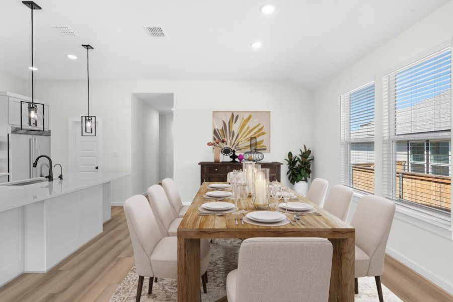 Furnished interior view inside a new home in Mayfair, New Braunfels (Image 6).