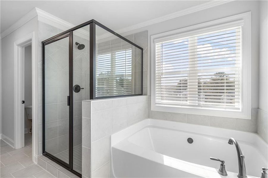 Furnished interior view inside a new home in Calgary Downs, Winder (Image 4).