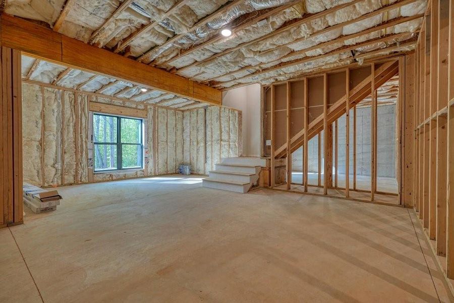 In-progress construction of a new home in , Canton, GA (Image 67).