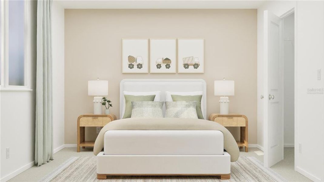 Furnished interior view inside a new home in , St. Cloud (Image 5). Furnished interior view inside a new home in , St. Cloud (Image 5).