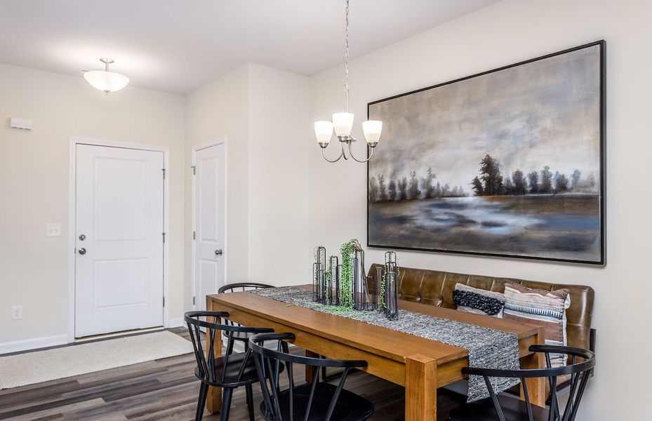 Furnished interior view inside a new home in Flemingfield, Greensboro (Image 6).