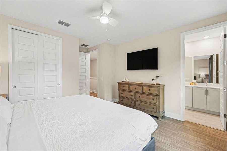 Furnished interior view inside a new home in , Reunion (Image 25).