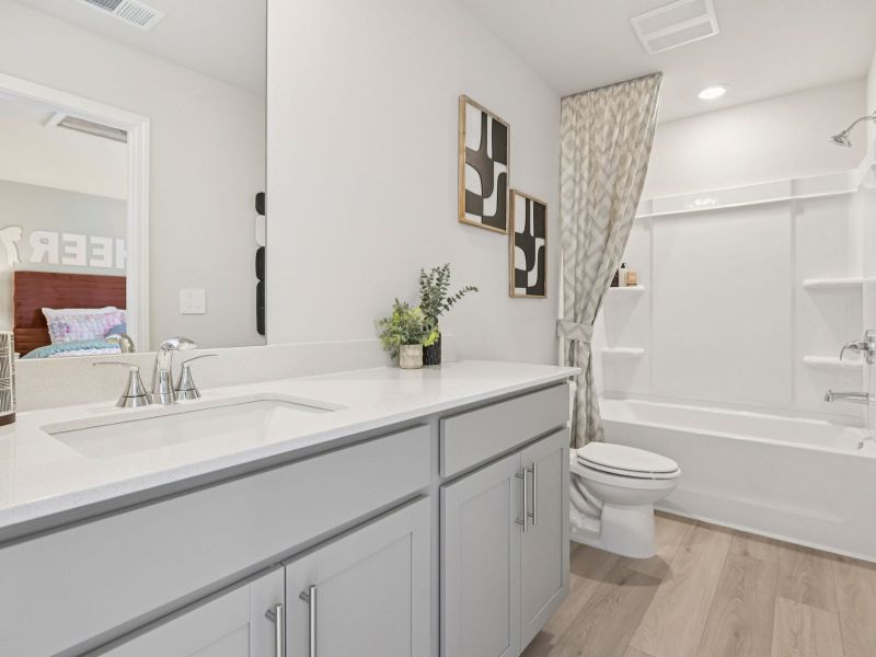 Furnished interior view inside a new home in Artisan Walk, Fairburn (Image 20).