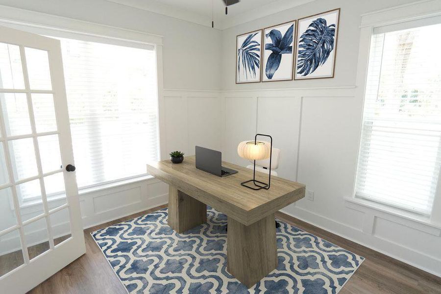 Furnished interior view inside a new home in , Meggett (Image 4).