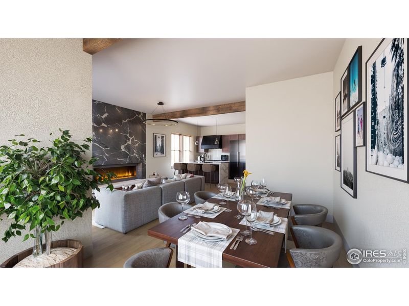 Furnished interior view inside a new home in , Winter Park (Image 6).