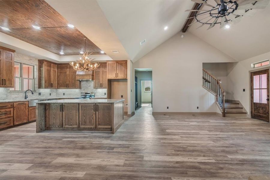 Furnished interior view inside a new home in , Loving (Image 4).