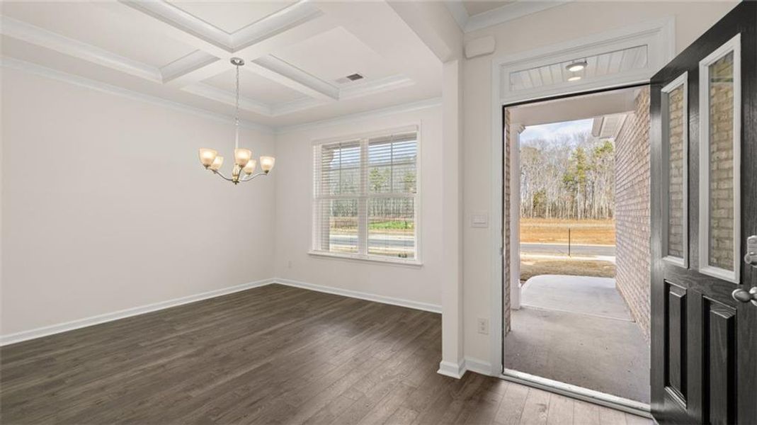 Spacious, unfurnished interior of a new home in Heritage Pointe, Senoia (Image 33). Spacious, unfurnished interior of a new home in Heritage Pointe, Senoia (Image 33).