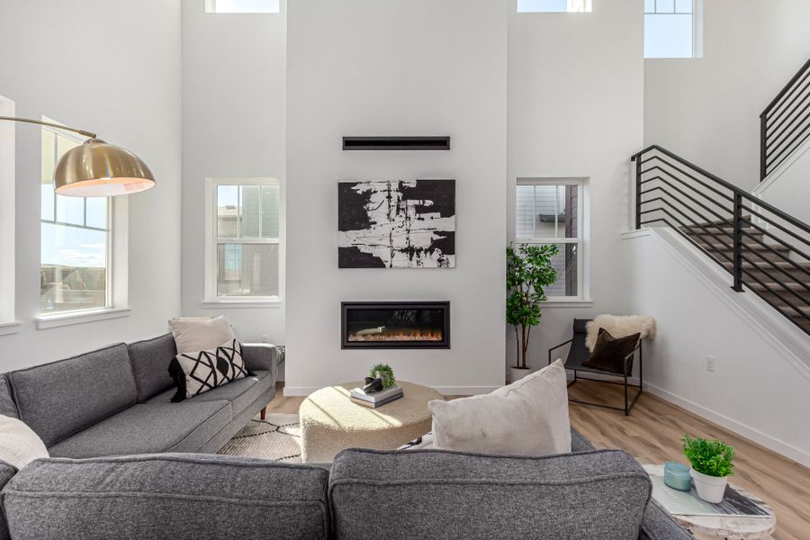 Furnished interior view inside a new home in Westerly, Erie (Image 10).