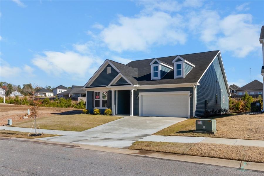 Front exterior of a new home in Windsor, North Augusta, SC, highlighting curb appeal (Image 20).