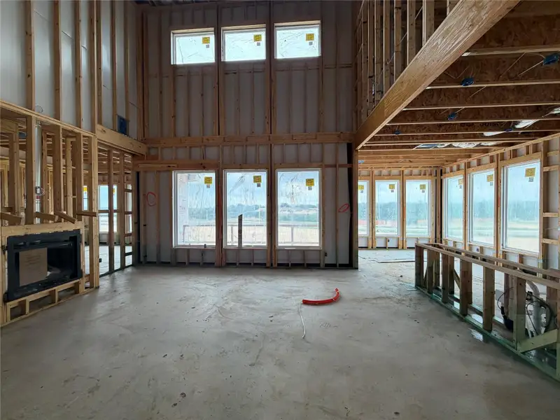 In-progress construction of a new home in Lariat, Liberty Hill, TX (Image 9).