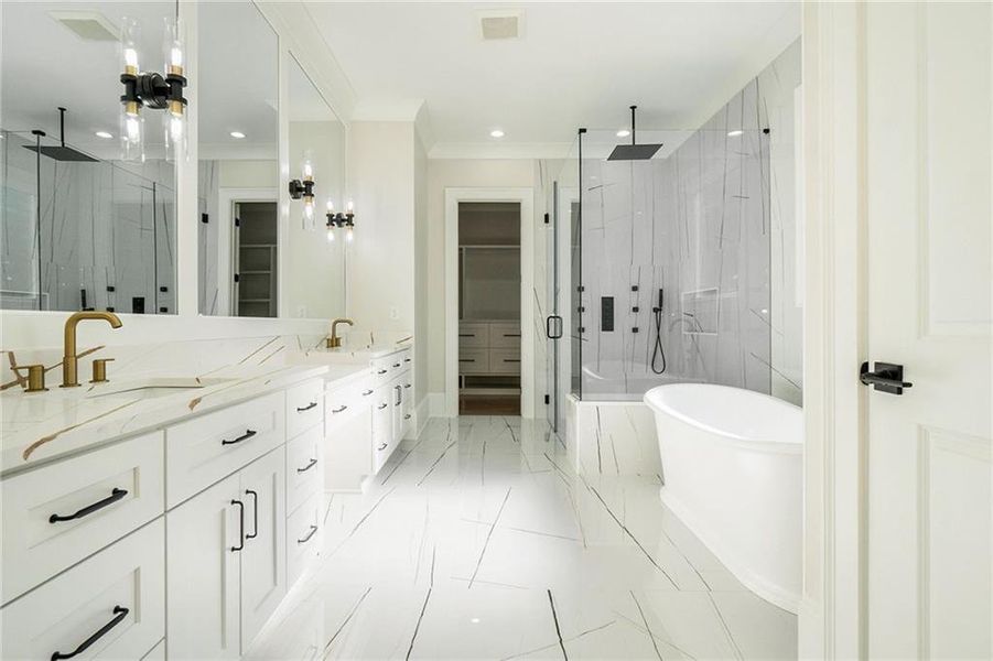 Furnished interior view inside a new home in , Bethlehem (Image 7).