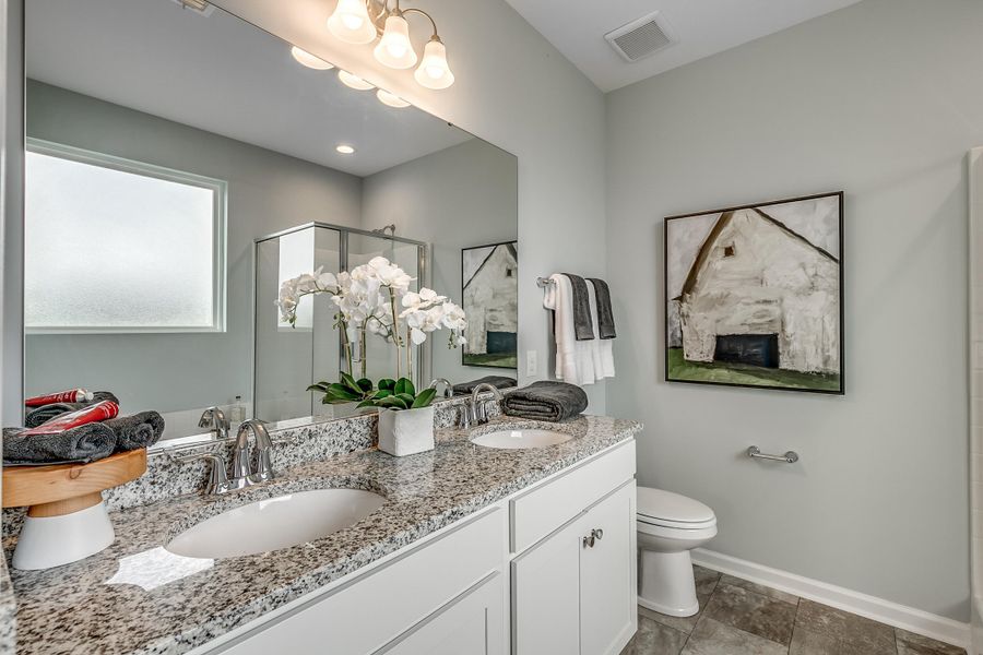 Furnished interior view inside a new home in Fairway Woods at Wyboo, Manning (Image 25).